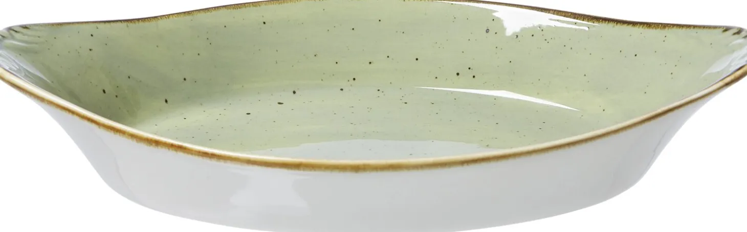 Auflaufform Romo | 25,5 x 13,5 x 5 cm | 450 ml | grün | mit Henkel