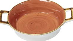 Auflaufform Romo | 25,5 x 20 x 5 cm | 800 ml | terra | mit Henkel