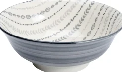 Beilagenschale Sendai Ranke | 11,5 x 11,5 x 5,7 cm | grau