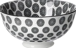 Beilagenschale Takeo Circles | 12 x 12 x 6 cm | schwarz