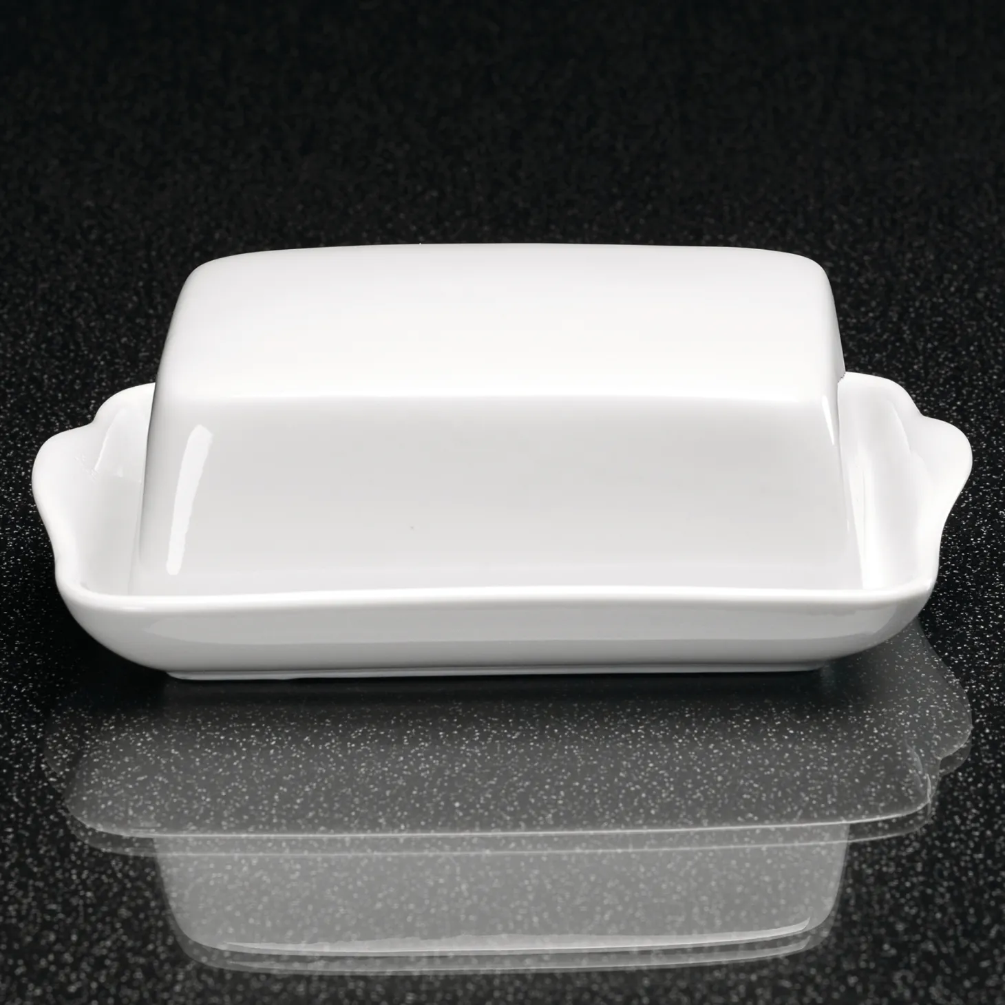 Butterdose Bianco | 16,5 x 12,5 x 5,5 cm | weiss
