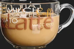 Cafe au Lait Tassen-Set Milano | 2-teilig | 650 ml | braun