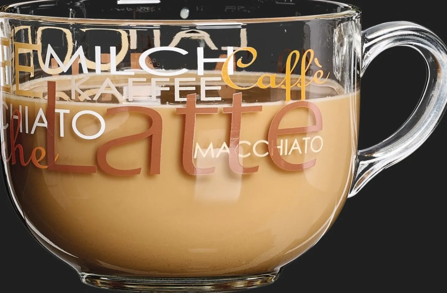 Cafe au Lait Tassen-Set Milano | 2-teilig | 650 ml | braun