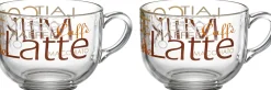 Cafe au Lait Tassen-Set Milano | 2-teilig | 650 ml | braun