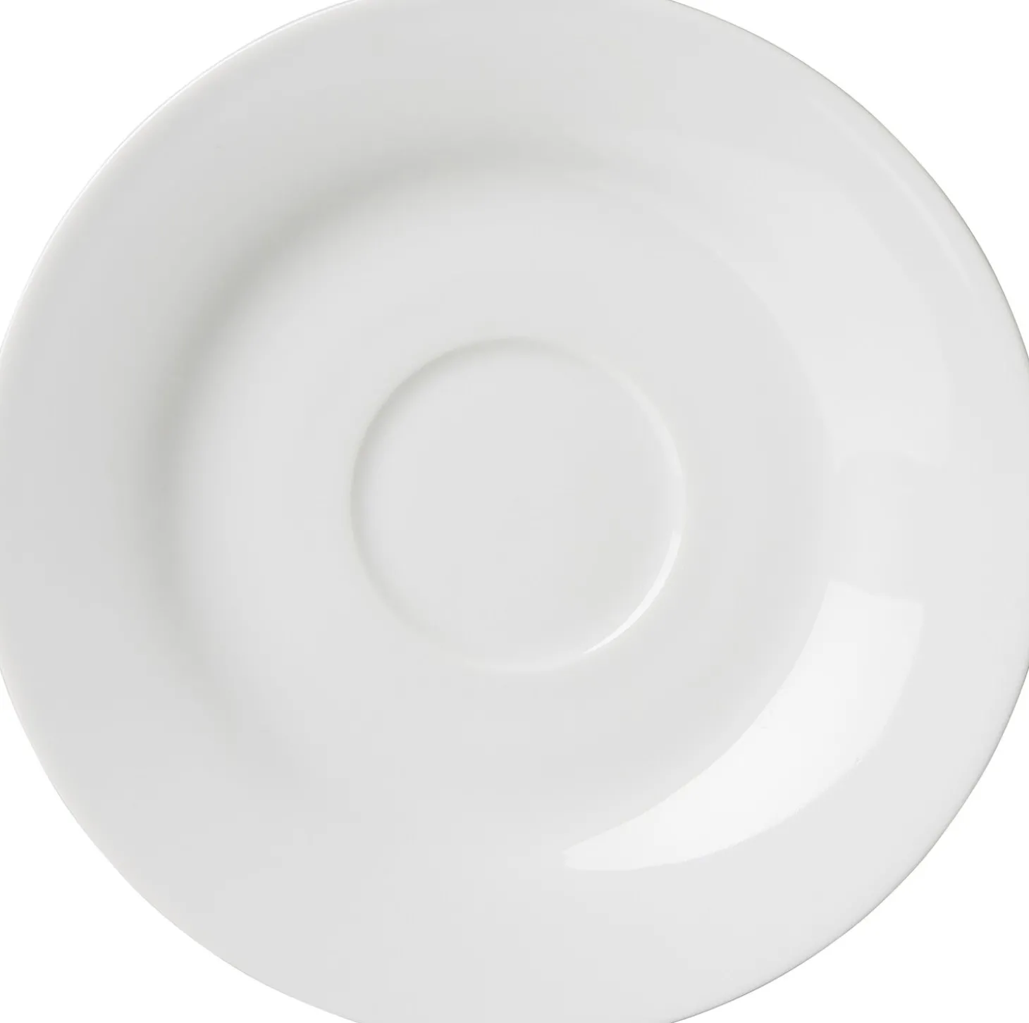 Cafe au Lait Untertasse Bianco | 17 cm | weiss