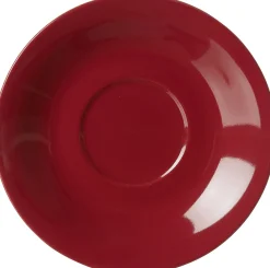 Cafe au Lait Untertasse Doppio | 17 cm | rot