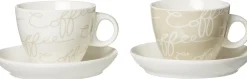 Cappuccino-Set Cornello | 4-teilig | 180 ml | creme