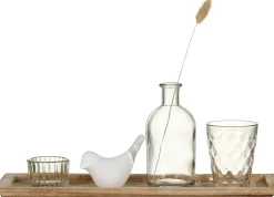 Deko-Set Cozy Bird | 5-teilig | weiss