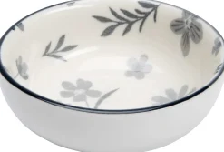 Dipschale Sendai Blume | 8 x 8 x 3 cm | grau