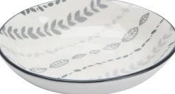 Dipschale Sendai Ranke | 10,3 x 10,3 x 2,5 cm | grau