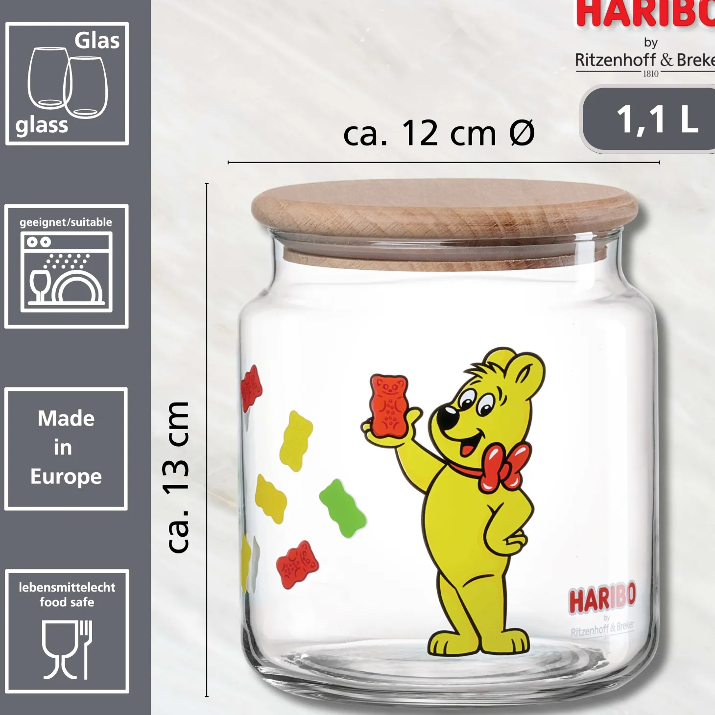 Dose HARIBO Allover | 1,1 Liter