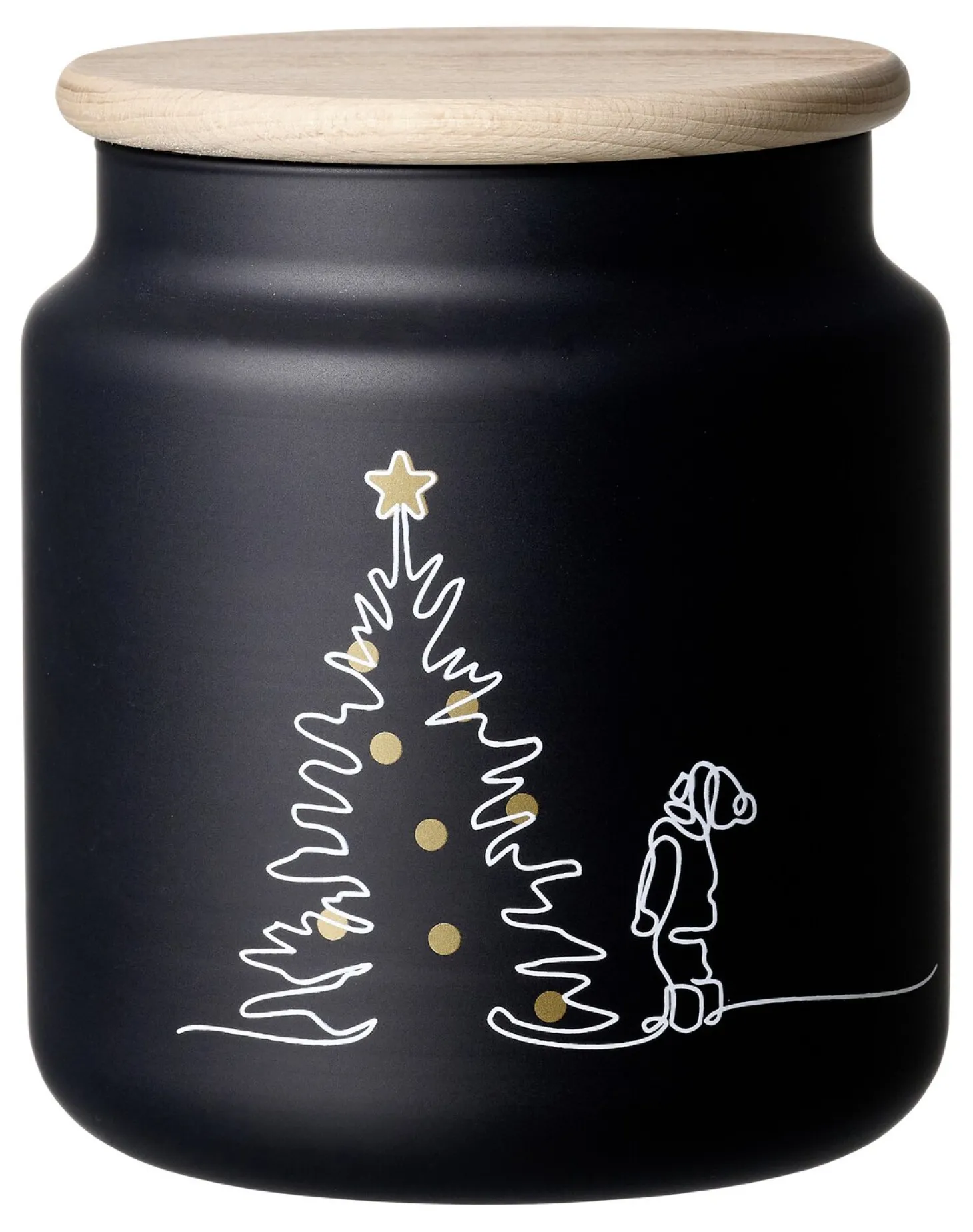 Dose Lichterglanz | 1,1 Liter | schwarz