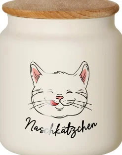 Dose Naschkätzchen | 1,1 Liter | weiss