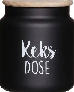 Dose Svart Keksdose | 1,1 Liter | schwarz