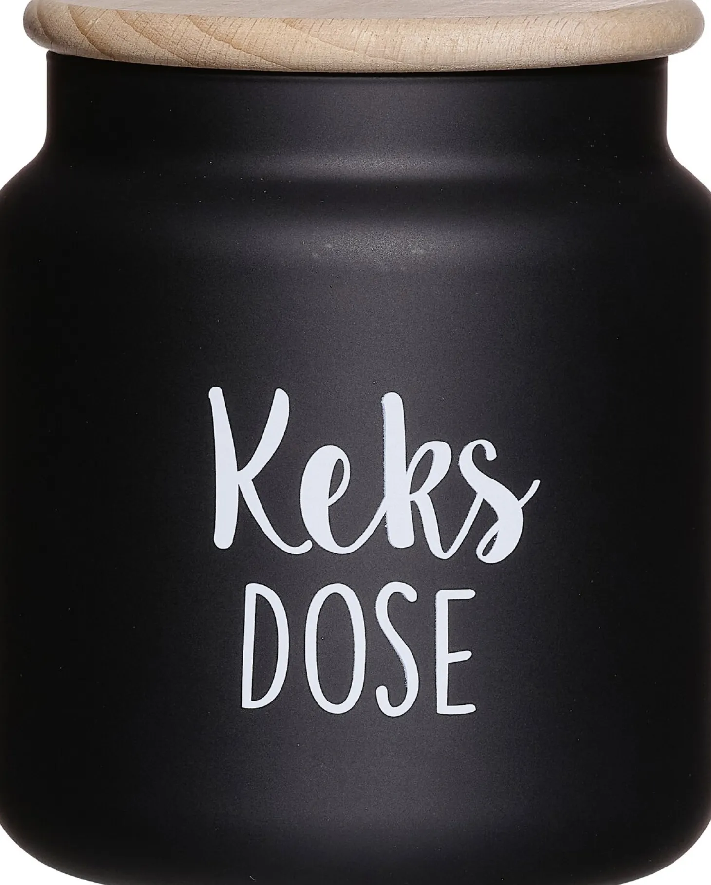 Dose Svart Keksdose | 1,1 Liter | schwarz