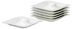 Eierbecher-Set Melodie | 6-teilig | weiss