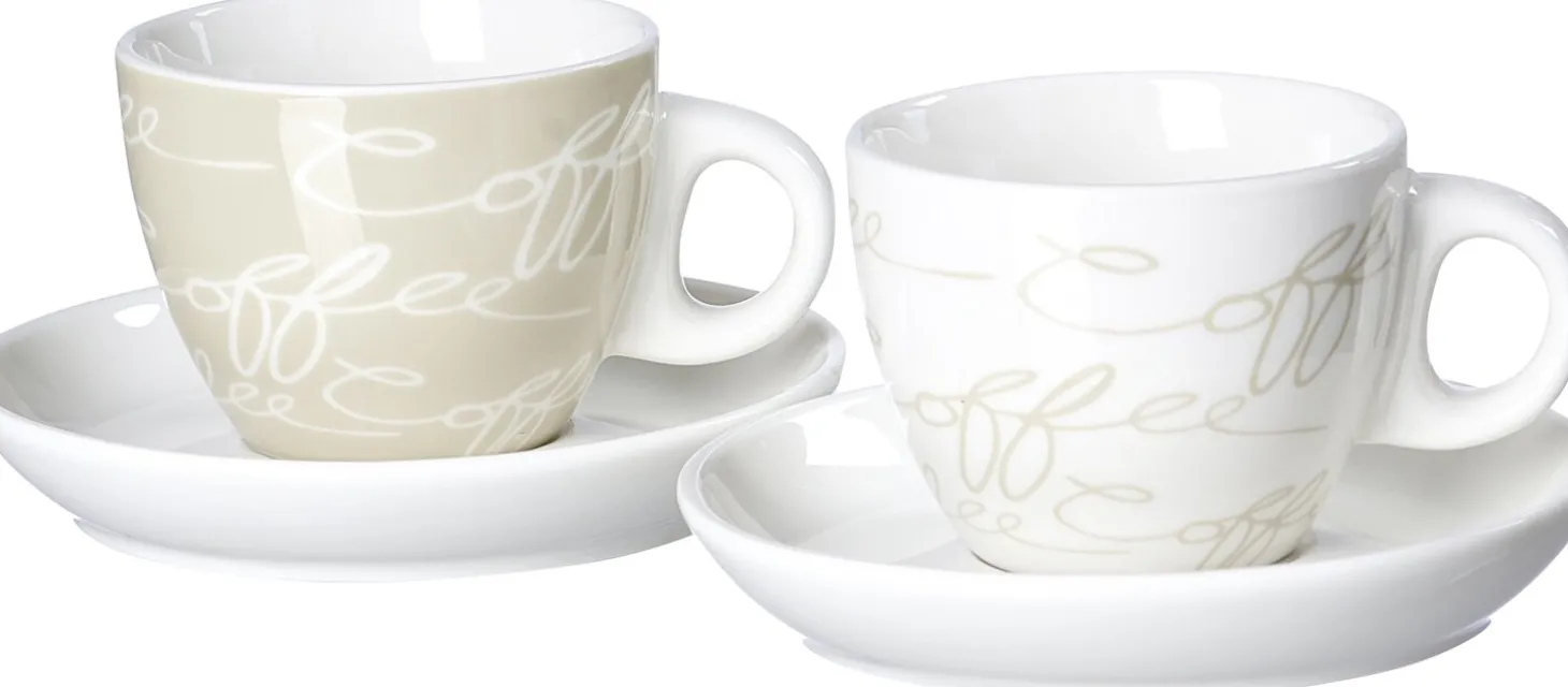 Espresso-Set Cornello | 4-teilig | 80 ml | creme