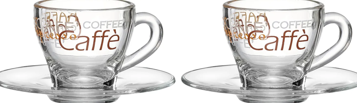 Espresso-Set Milano | 4-teilig | 95 ml | braun