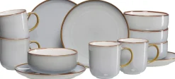 Frühstücksservice Portofino | 12-teilig | grau