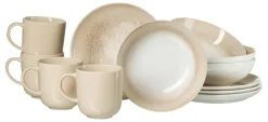 Frühstücksservice Savora | 12-teilig | braun