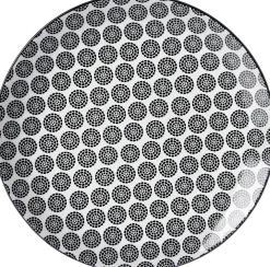 Frühstücksteller Takeo Circles | 21,5 cm | schwarz
