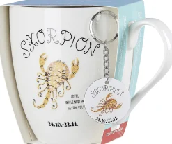 Kaffeebecher Astro Skorpion | 650 ml | mit Schlüsselanhänger