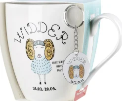 Kaffeebecher Astro Widder | 650 ml | mit Schlüsselanhänger