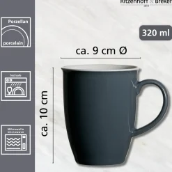 Kaffeebecher Doppio | 320 ml | anthrazit