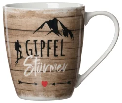 Kaffeebecher Enzian Gipfelstürmer | 360 ml | braun