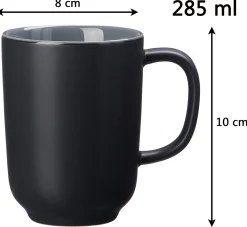 Kaffeebecher Jasper | 285 ml | schwarz