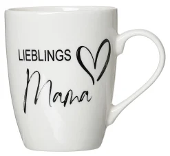 Kaffeebecher Lieblingsmama | 310 ml | weiss