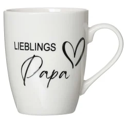 Kaffeebecher Lieblingspapa | 310 ml | weiss