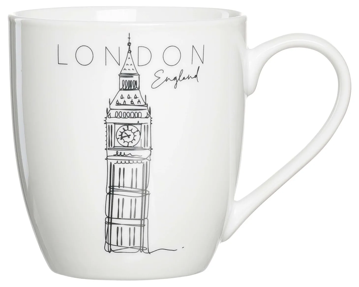 Kaffeebecher Travel London | 500 ml | weiss