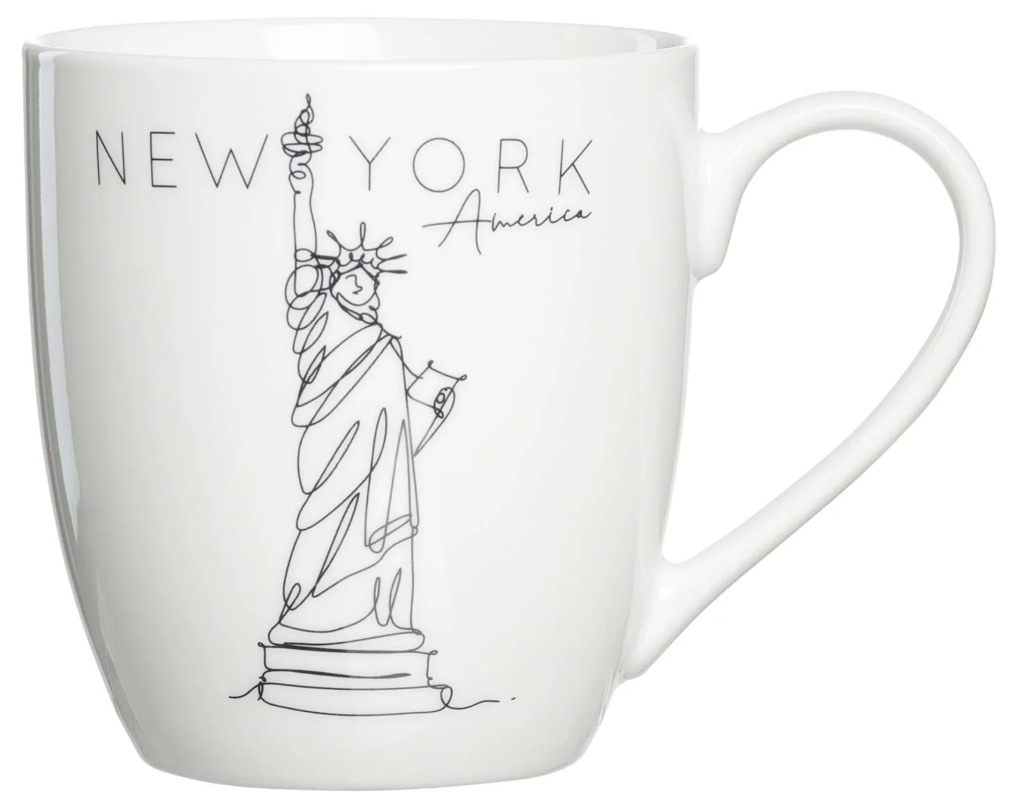 Kaffeebecher Travel New York | 500 ml | weiss