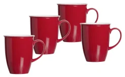 Kaffeebecher-Set Doppio | 4-teilig | 320 ml | rot