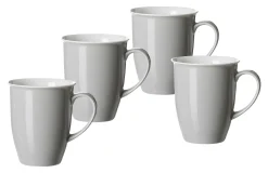 Kaffeebecher-Set Doppio | 4-teilig | 320 ml | grau