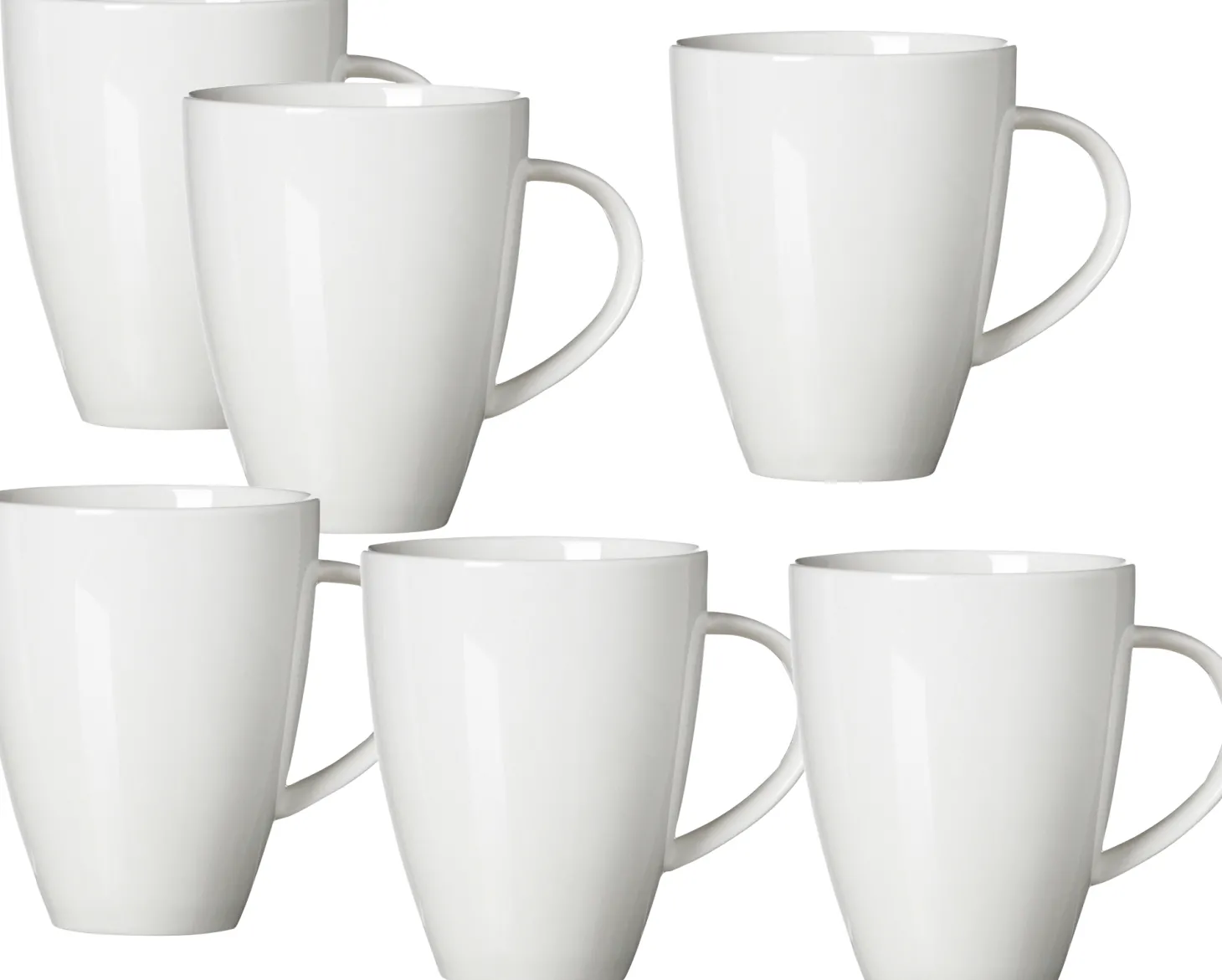 Kaffeebecher-Set Melodie | 6-teilig | 300 ml | weiss
