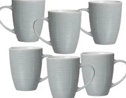 Kaffeebecher-Set Suomi | 6-teilig | 310 ml | graublau