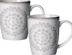Kaffeebecher-Set Valencia | 2-teilig | 350 ml | weiss