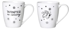 Kaffeebecher-Set Winter Is Coming | 2-teilig | 360 ml