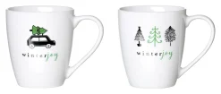 Kaffeebecher-Set Winter Joy | 2-teilig | 360 ml | green