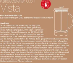 Kaffeebereiter Vista | 800 ml