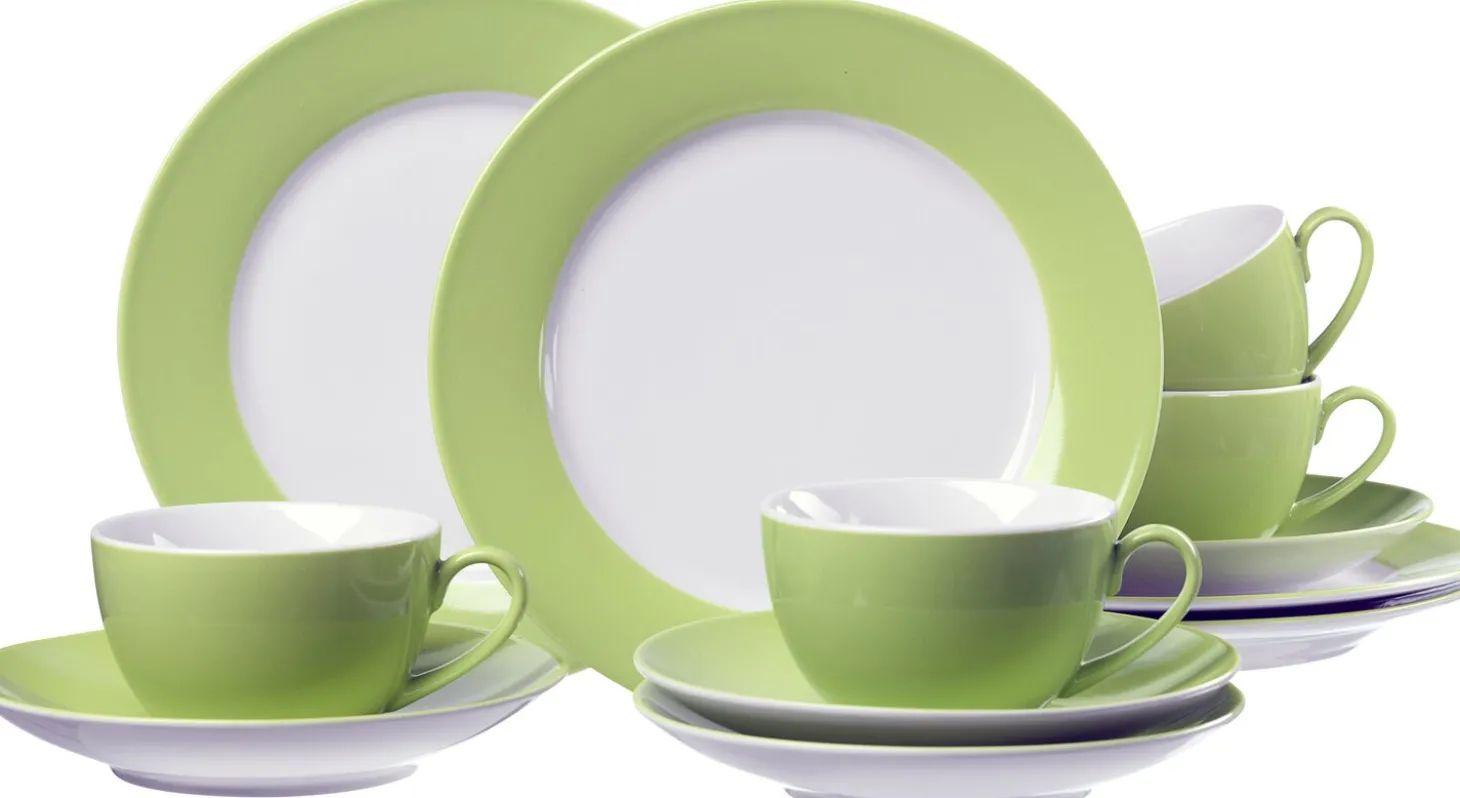 Kaffeeservice Doppio | 12-teilig | grün