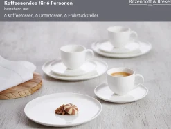 Kaffeeservice Skagen | 18-teilig | weiss