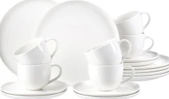 Kaffeeservice Skagen | 18-teilig | weiss