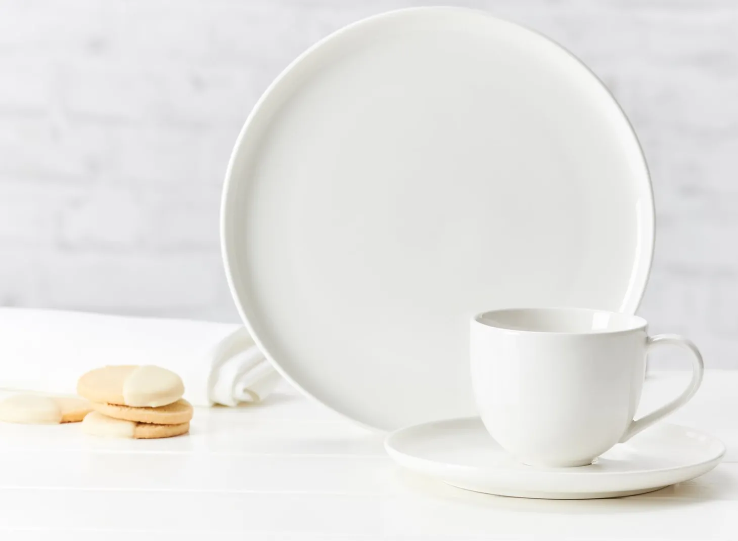 Kaffeeuntertasse Skagen | 16 cm | weiss