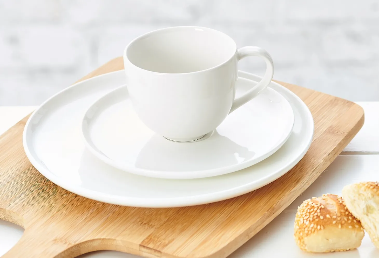 Kaffeeuntertasse Skagen | 16 cm | weiss