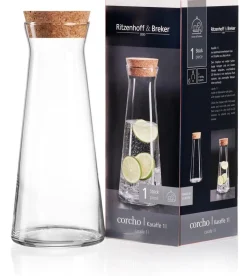 Karaffe Corcho | 1 Liter | mit Stopfen