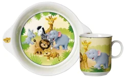 Kindergeschirr-Set Afrikatiere | 2-teilig