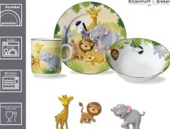 Kindergeschirr-Set Afrikatiere | 3-teilig